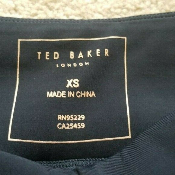 Ted Baker London Cut Out Black leggings XS, fits S - Picture 5 of 12